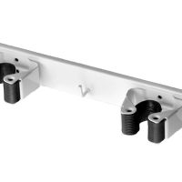 מתלה למטאטא עם 2 מאחזים + וו תליה - 3033