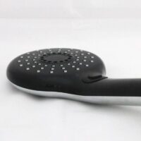 מזלף מקלחת עם 3 מצבים זרימת מים שחור עם ניקל