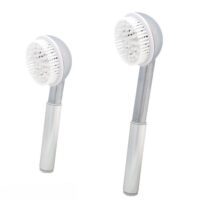 מזלף מקלחת עם מברשת ידית מתכווננת ניקל מבריק